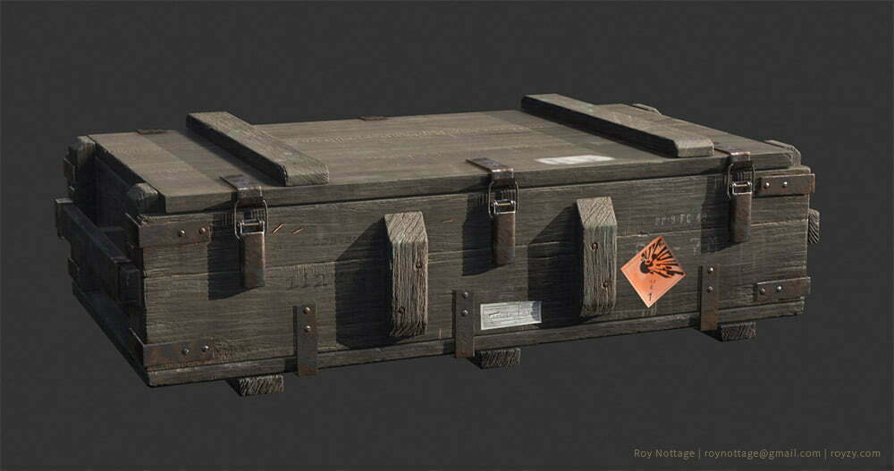 3D Model of RPG Ammo Crate